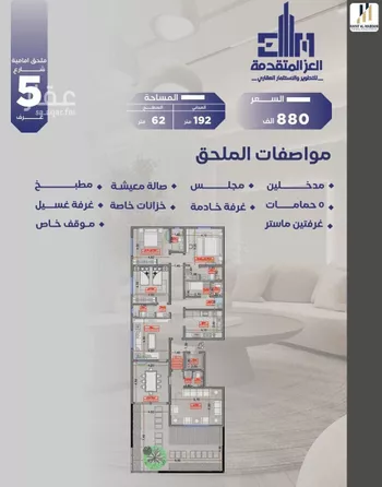 شقة للبيع في شارع مواكب النصر, حي السلامة, مدينة جدة, منطقة مكة المكرمة صورة 2