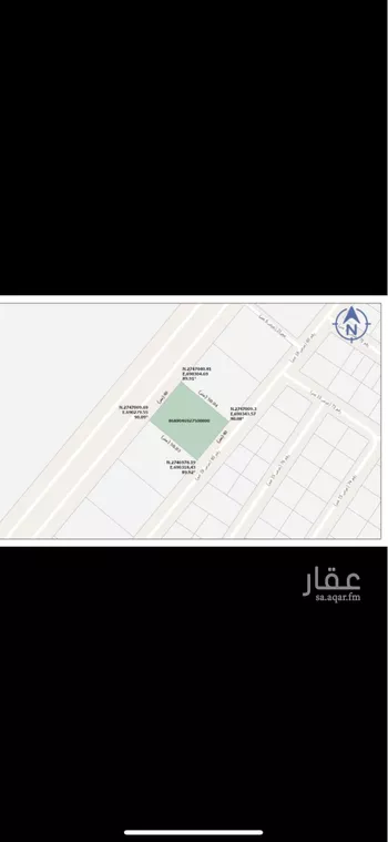 أرض للبيع في شارع الشيخ خليفة بن حمد ال ثاني, حي الجنادرية, مدينة الرياض, منطقة الرياض صورة 2