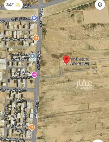 أرض للبيع في حي المحمدية 3, مدينة جازان, منطقة جازان