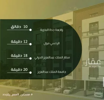 شقة للبيع في شارع ابو سبره الجعفي, حي الزهراء, مدينة جدة, منطقة مكة المكرمة صورة 3