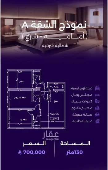 شقة للبيع في شارع سعير بن العداء, حي الزهراء, مدينة جدة, منطقة مكة المكرمة صورة 4