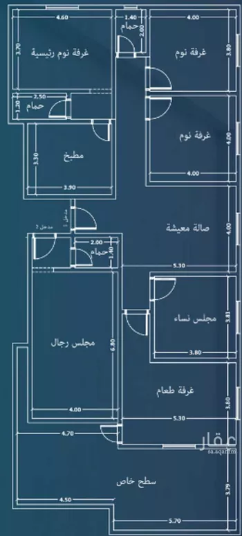 شقة للبيع في شارع محمد العقيل, حي الريان, مدينة جدة, منطقة مكة المكرمة