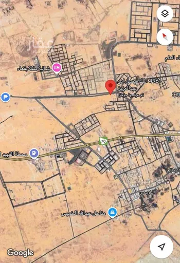 أرض للبيع في شارع الملك فيصل ابن عبدالعزيز, حي حي ج2, مدينة بقعاء, منطقة حائل صورة 2