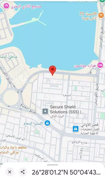 أرض للبيع في شارع النورس, حي الجوهرة, مدينة الدمام, المنطقة الشرقية