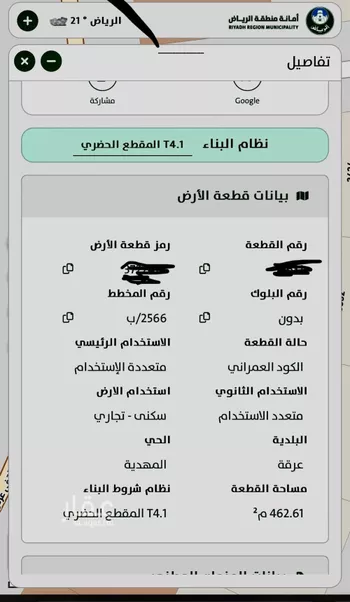 أرض للبيع في شارع عبدالملك بن عباس, حي المهدية, مدينة الرياض, منطقة الرياض صورة 4