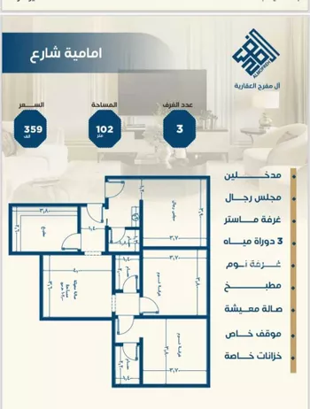 شقة للبيع في شارع ابن الشرف, حي الجامعة, مدينة جدة, منطقة مكة المكرمة صورة 2