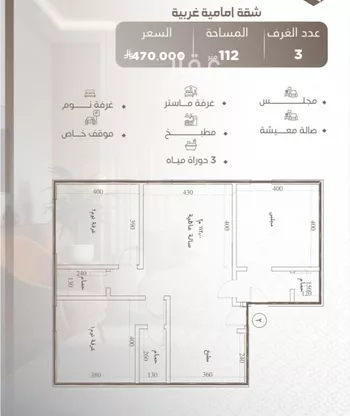 شقة للبيع في شارع ابو سعيد المغبري, حي النعيم, مدينة جدة, منطقة مكة المكرمة