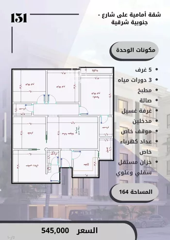 شقة للبيع في شارع الامير عبدالمجيد, حي الصواري, مدينة جدة, منطقة مكة المكرمة صورة 2