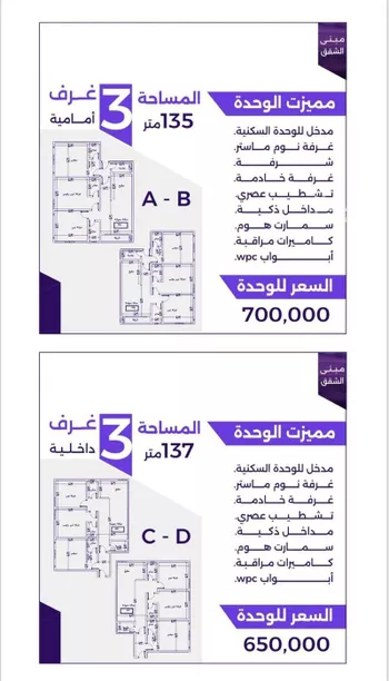 شقة للبيع في شارع سعيد بن حيده, حي الزهراء, مدينة جدة, منطقة مكة المكرمة صورة 3