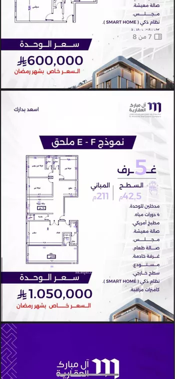 شقة للبيع في شارع ابو رهم الغفاري, حي الزهراء, مدينة جدة, منطقة مكة المكرمة صورة 4
