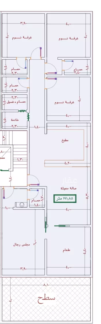 شقة للبيع في حي الجامعة, مدينة جدة, منطقة مكة المكرمة صورة 3