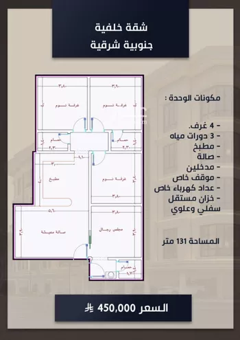 شقة للبيع في شارع الامير عبدالمجيد, حي الصواري, مدينة جدة, منطقة مكة المكرمة صورة 5
