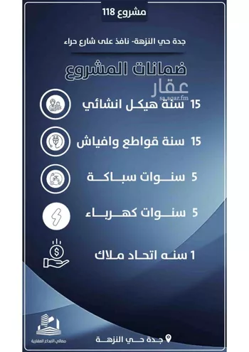 شقة للبيع في حي النزهة, مدينة جدة, منطقة مكة المكرمة صورة 4