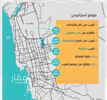 شقة للبيع في شارع مظهر بن رافع, حي الربوة, مدينة جدة, منطقة مكة المكرمة صورة 2