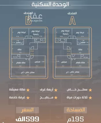 شقة للبيع في شارع نفوز قنفيذه, حي النزهة, مدينة جدة, منطقة مكة المكرمة صورة 4