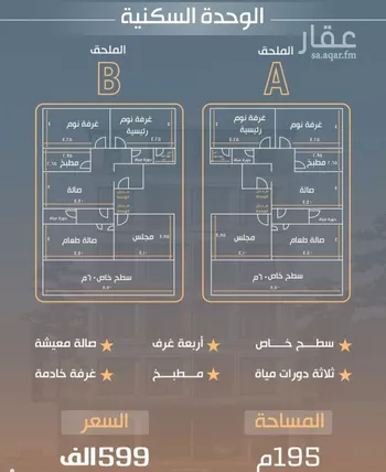 شقة للبيع في شارع نفوز قنفيذه, حي النزهة, مدينة جدة, منطقة مكة المكرمة صورة 3