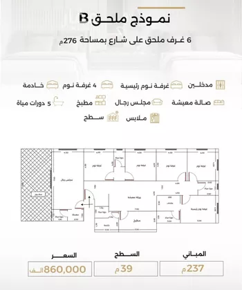 شقة للبيع في شارع الناصر بن الأحمر, حي الصفاء, مدينة جدة, منطقة مكة المكرمة صورة 2