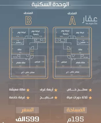 شقة للبيع في شارع نفوز قنفيذه, حي النزهة, مدينة جدة, منطقة مكة المكرمة صورة 3