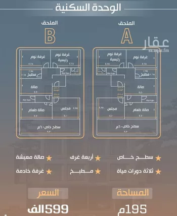 شقة للبيع في شارع نفوز قنفيذه, حي النزهة, مدينة جدة, منطقة مكة المكرمة صورة 3