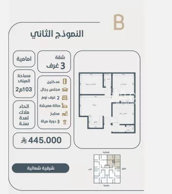 شقة للبيع في شارع ابو مصعب الاسدي, حي النعيم, مدينة جدة, منطقة مكة المكرمة صورة 4