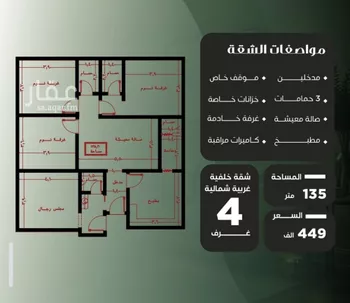 شقة للبيع في شارع عزيز بن عمير, حي النزهة, مدينة جدة, منطقة مكة المكرمة صورة 5