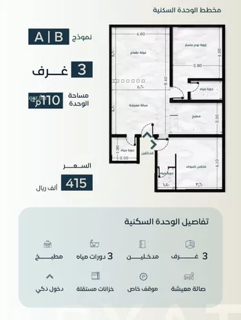 شقة للبيع في شارع زكي المحاسن, حي السلامة, مدينة جدة, منطقة مكة المكرمة صورة 2