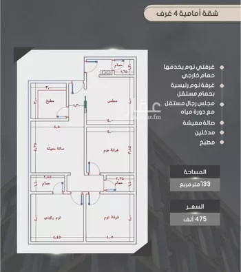 شقة للبيع في شارع إبراهيم بن فتوح العقيلي, حي الصواري, مدينة جدة, منطقة مكة المكرمة صورة 3