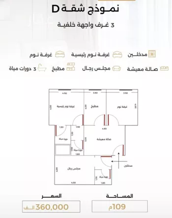 شقة للبيع في شارع أحمد بن طلحه, حي الصفاء, مدينة جدة, منطقة مكة المكرمة صورة 2