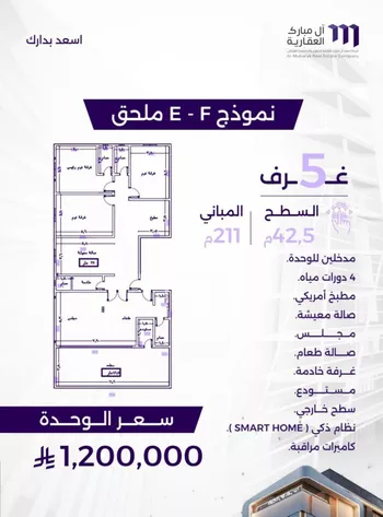 شقة للبيع في حي الزهراء, مدينة جدة, منطقة مكة المكرمة