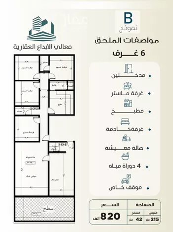 شقة للبيع في شارع الباديه, حي السلامة, مدينة جدة, منطقة مكة المكرمة صورة 2
