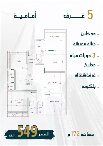 شقة للبيع في حي الصواري, مدينة جدة, منطقة مكة المكرمة صورة 3