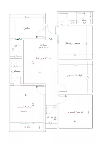 شقة للبيع في شارع الامير عبدالمجيد, حي الصواري, مدينة جدة, منطقة مكة المكرمة صورة 3