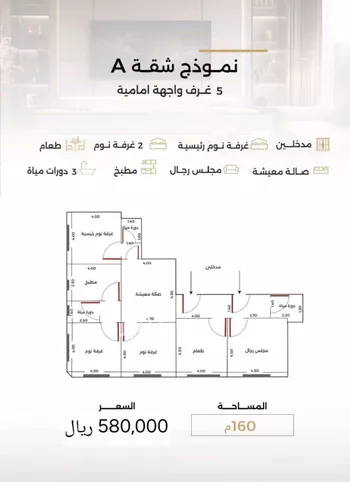 شقة للبيع في شارع قسيس بن الخطيم, حي الصفاء, مدينة جدة, منطقة مكة المكرمة صورة 2