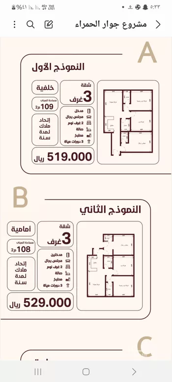 شقة للبيع في شارع الاسلام, حي الحمراء, مدينة جدة, منطقة مكة المكرمة صورة 2