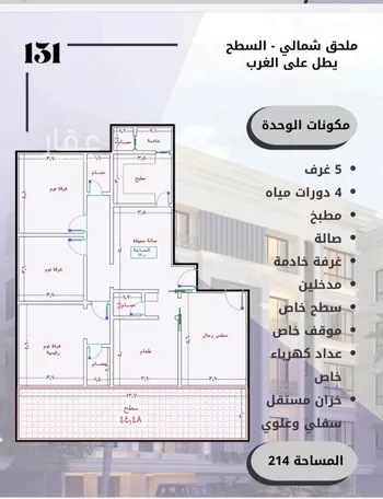 شقة للبيع في شارع الامير عبدالمجيد, حي الصواري, مدينة جدة, منطقة مكة المكرمة صورة 3