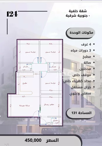 شقة للبيع في شارع الامير عبدالمجيد, حي الصواري, مدينة جدة, منطقة مكة المكرمة صورة 2