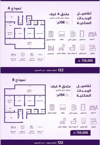 شقة للبيع في شارع احمد بن عيسى الرومي, حي الفيحاء, مدينة جدة, منطقة مكة المكرمة صورة 4