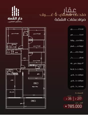شقة للبيع في حي الفيصلية, مدينة جدة, منطقة مكة المكرمة صورة 3