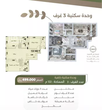 شقة للبيع في شارع سبيل العلم, حي السلامة, مدينة جدة, منطقة مكة المكرمة صورة 2