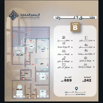 شقة للبيع في شارع الحوايا, حي النزهة, مدينة جدة, منطقة مكة المكرمة صورة 2