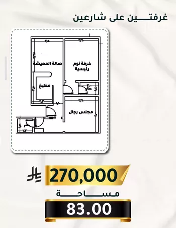 شقة للبيع في شارع الاسود, حي الثغر, مدينة جدة, منطقة مكة المكرمة