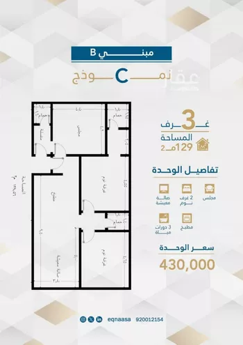شقة للبيع في حي الفيحاء, مدينة جدة, منطقة مكة المكرمة