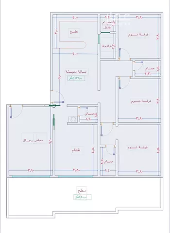 شقة للبيع في شارع الامير عبدالمجيد, حي الصواري, مدينة جدة, منطقة مكة المكرمة صورة 3