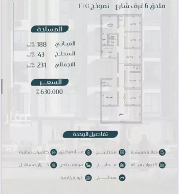 شقة للبيع في شارع اياد ابن القيط, حي مريخ, مدينة جدة, منطقة مكة المكرمة صورة 4