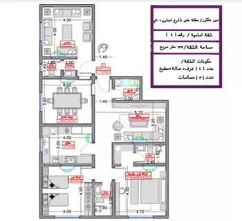 شقة للبيع في شارع عبدالرحمن بن احمد السديري, حي السلامة, مدينة جدة, منطقة مكة المكرمة صورة 3