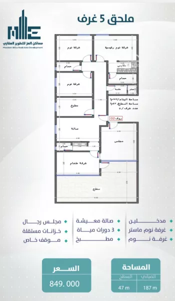 شقة للبيع في شارع احمد زينل, حي السلامة, مدينة جدة, منطقة مكة المكرمة صورة 3
