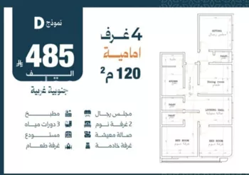 شقة للبيع في حي الصفاء, مدينة جدة, منطقة مكة المكرمة صورة 2