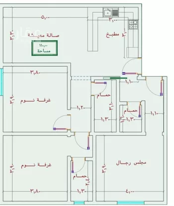شقة للبيع في شارع الامير عبدالمجيد, حي الصواري, مدينة جدة, منطقة مكة المكرمة صورة 3