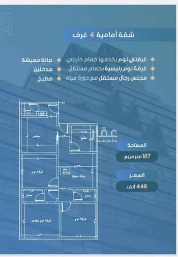شقة للبيع في شارع أحمد بن خلف, حي الصواري, مدينة جدة, منطقة مكة المكرمة صورة 2