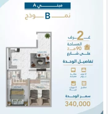 شقة للبيع في شارع امام الدين المرشدي, حي الفيحاء, مدينة جدة, منطقة مكة المكرمة صورة 4